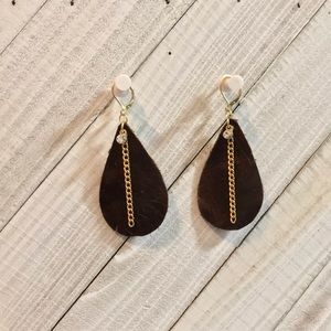Genuine Leather Earrings